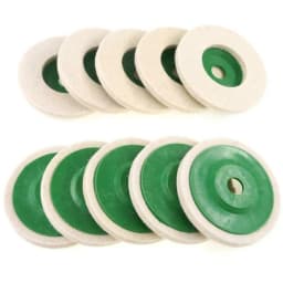 3/10/12pcs Polishing Wheels Polishing Pads Grinding Discs Angle Grinder Accessories Angle Grinder Wheels, Felt Polishing Discs