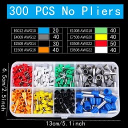 VE Tubular Crimping Terminal,Multiple Crimping Terminal Pliers Combination Set,Electrical Equipment Connector,Crimping Pliers