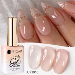 UR SUGAR 15ml Jelly Milky White Translucent Color Gel Polish Semi Permanent UV Gel Nail Art Soak Off Gel Varnish Latest Fashion