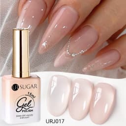 UR SUGAR 15ml Jelly Milky White Translucent Color Gel Polish Semi Permanent UV Gel Nail Art Soak Off Gel Varnish Latest Fashion