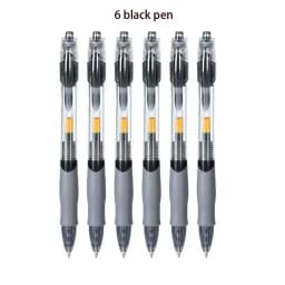 13/30pcs Retractable Gel Pens Set Black/Red/Blue Ink Ballpoint for Writing Refills Office Accessories School Supplies Stationery