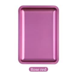 1PC Square Stainless Steel Cosmetic Storage Tray Nail Art Manicure Plate Tweezers Clippers Pens Container False Nails Dish Tools