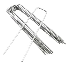 50-100pcs Galvanized Landscape Staples, Outdoor Decorative Stakes, Anti Weed Barrier Fabric Anti Rust Staples, U-Shaped Tent
