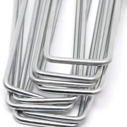 50-100pcs Galvanized Landscape Staples, Outdoor Decorative Stakes, Anti Weed Barrier Fabric Anti Rust Staples, U-Shaped Tent