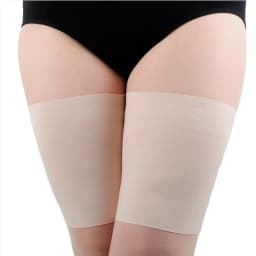2pcs Summer Women Anti Chafing Thigh Bands Slimmer Band High Elastic Silica Gel Anti-friction Protection Leg Warmer Plus Size