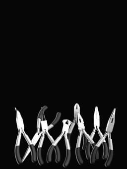 Mini Pliers Diagonal Pliers Round Bent Needle Nose Cutter Handcraft Beading Insulated Plier for DIY Small Jewelry Pliers Tools