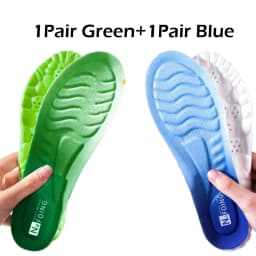 4D Cloud Technology Sports Insoles for Shoes PU Sole Soft Breathable Shock Absorption Cushion Running Orthopedic Care Insoles