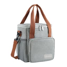 Lunch Bag with Shoulder Strap Handle Cooler Bag Women Portable Food Bag for Work Student Thermal Lunch Box Fridge Bag