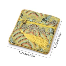 New Embroidery Silk Jewelry Organizer Exquisite Chinese Style Jewelry Storage Bag Brocade Pouch