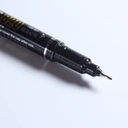 1pcs Dual Side Marker Pens Black Felt Tip Pens Black Dual Tip Brush Pens Art Markers Brush & Fine Tip Black Marker