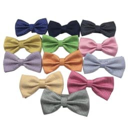 Dot Bowtie Dotted Men Bow Tie Polka Black White Blue Dots Mens Business Accessories Fashion Wedding Gravatas