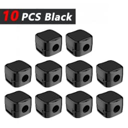 iLMH Non-magnetic Strong ​Cable Clips Adjustable Cord Holder, Adhesive Under Desk Mgmt Organizer, Home Office Car Wall Desktop