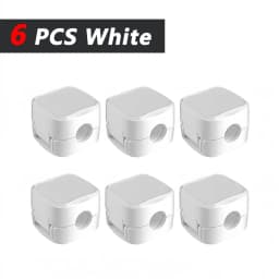 iLMH Non-magnetic Strong ​Cable Clips Adjustable Cord Holder, Adhesive Under Desk Mgmt Organizer, Home Office Car Wall Desktop