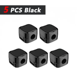 iLMH Non-magnetic Strong ​Cable Clips Adjustable Cord Holder, Adhesive Under Desk Mgmt Organizer, Home Office Car Wall Desktop