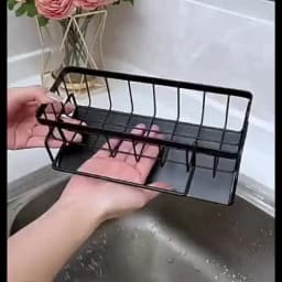Kitchen Stainless Steel Shelf, Sponge Drain Rack, Sink Drainage Rack, Dishwashing Supplies, Dishcloth Storage, Drainage Rack
