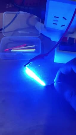 5~100PCS Per Box 3V 38mm LED Filament Multicolour COB Edison Bulb Lamp Incandescent Light Diodes Accessories Holiday Lighting