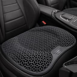 1pc Gel Seat Cushion - Honeycomb Design for Car/Office | Breathable & Machine Washable Pad, Ergonomic Support & Lightweight