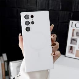 Luxury Matte Magnetic Case for Samsung S25 S24 S23 S22 Ultra S21 S20 Plus Capa for Samsung Note 20 Ultra Magsafe Phone Cover