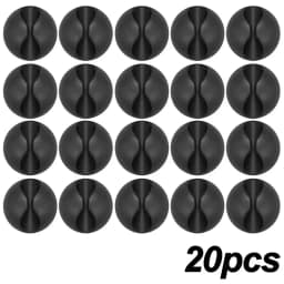 5/50Pcs Mini Cable Winder Organizer USB Charging Cable Clips Desk Tidy Organiser Wire Cord Holder Protectors In Home Office Car