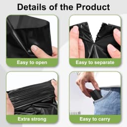 Dog Poop Bags Portable Pet Waste Bags Durable And Leak Proof Dog Garbage Bags With Dispenser Pet Cleaning Supplies For Outdoor