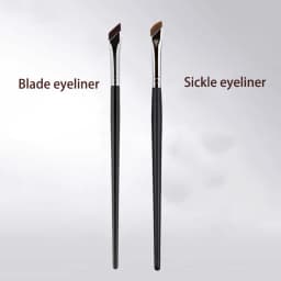 Sickle Eyeliner Brush Eyeshadow Blade Brush Detail Brush Diagonal Eyebrow Brushes Undereyelid To Sleeping Silkworm Makeup Tools