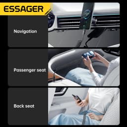 Essager Car Spring Type C Cable For iPhone 16 1514 Xiaomi Samsung 100W PD Fast Charging For Macbook iPad Type C to Type C Cable
