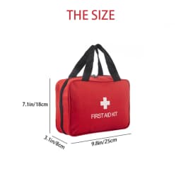 260pcs Deluxe First Aid Kit - Essential Emergency Supplies for Home, Outdoor Adventure and Camping Safety