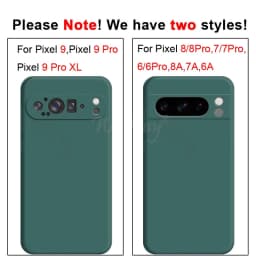 For Google Pixel 8 Pro Case Pixel 11 Pro Cover Liquid Silicone Rubber Protector TPU Case Pixel 11 10 9 8 Pro XL 8A 7A 7 6A 6 Pro