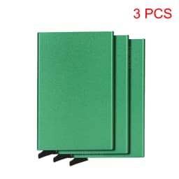 Rfid Smart Wallet Card Holder Metal Thin Slim Men Women Wallets Pop Up Minimalist Wallet Small Black Purse Vallet Walets for Men