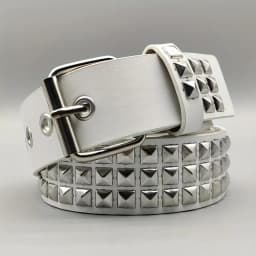 Fashion New Square Bead Rivet Belt Metal Pyramid Belt Men and Women Punk Hardware Jeans Belt Y2K Belt Designer Belt Women's Belt