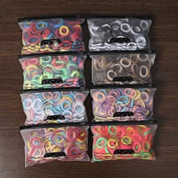 50/100Pcs Colorful Nylon Hair Bands for Children Scrunchie Hair Ties Rubber Band Kids Elastic Hair Leagues Girl Hair Accessories