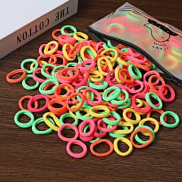 50/100Pcs Colorful Nylon Hair Bands for Children Scrunchie Hair Ties Rubber Band Kids Elastic Hair Leagues Girl Hair Accessories