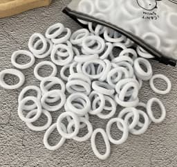 50/100Pcs Colorful Nylon Hair Bands for Children Scrunchie Hair Ties Rubber Band Kids Elastic Hair Leagues Girl Hair Accessories