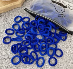 50/100Pcs Colorful Nylon Hair Bands for Children Scrunchie Hair Ties Rubber Band Kids Elastic Hair Leagues Girl Hair Accessories