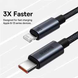 Baseus USB Cable For iPhone 13 12 11 pro max iPhone USB Cable Fast Charging For iPhone X XR 8 USB Type C to lightning Cable