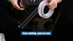 1-10M Nano Double Sided Tape Heavy Duty Transparent Adhesive Strips Strong Sticky Multipurpose Reusable Waterproof Mounting Tape