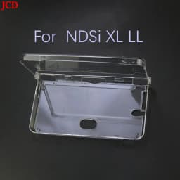 Plastic Clear Crystal Shell Skin Case Cover For Nintend DSL NDS Lite NDSL For DSi NDSi XL LL Console W/ Screen Protective Film