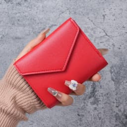 New ladies purse fashion simple short wallet multi-card multifunctional coin purse