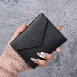 New ladies purse fashion simple short wallet multi-card multifunctional coin purse