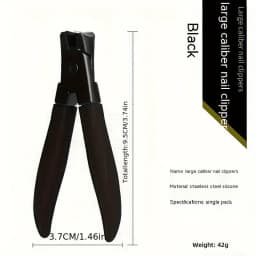 Professional Toenail Scissors Set - Extra Large Opening, Easy to Trimmer, High Quality, Ergonomic, Easy to Grip, Waterproof, Super Sharp, Durable - Suitable for Thick, Hard Toenails, Classic Style
