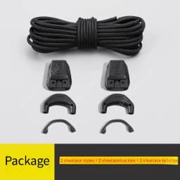 New No tie Shoe laces Round Tennis Laces Without ties Adult Kids Quality Running Sneakers Shoelaces Black White Shoes Accesories