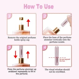 5Pcs 5ml Spray Scent Pump Perfume Bottle Refillable Spray Atomizer Bottle Mini Travel Empty Cosmetic Containers