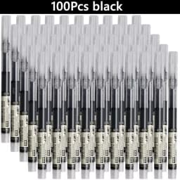 3-102Pcs/set High Quality Needle Type Gel Pens Straight Liquid Ballpoint Pen Kawaii Stationery School Office Supplies Writing