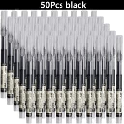 3-102Pcs/set High Quality Needle Type Gel Pens Straight Liquid Ballpoint Pen Kawaii Stationery School Office Supplies Writing