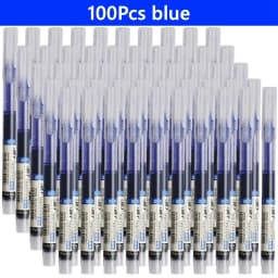 3-102Pcs/set High Quality Needle Type Gel Pens Straight Liquid Ballpoint Pen Kawaii Stationery School Office Supplies Writing