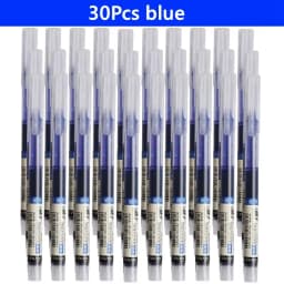 3-102Pcs/set High Quality Needle Type Gel Pens Straight Liquid Ballpoint Pen Kawaii Stationery School Office Supplies Writing