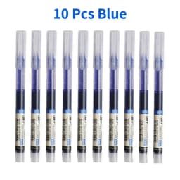 3-102Pcs/set High Quality Needle Type Gel Pens Straight Liquid Ballpoint Pen Kawaii Stationery School Office Supplies Writing