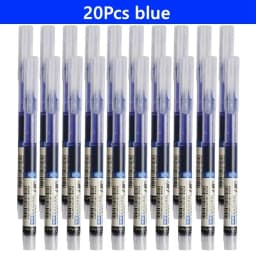 3-102Pcs/set High Quality Needle Type Gel Pens Straight Liquid Ballpoint Pen Kawaii Stationery School Office Supplies Writing