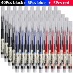 3-102Pcs/set High Quality Needle Type Gel Pens Straight Liquid Ballpoint Pen Kawaii Stationery School Office Supplies Writing