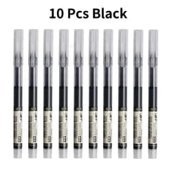 3-102Pcs/set High Quality Needle Type Gel Pens Straight Liquid Ballpoint Pen Kawaii Stationery School Office Supplies Writing
